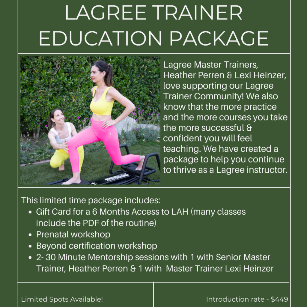 Lagree Trainer Education Program